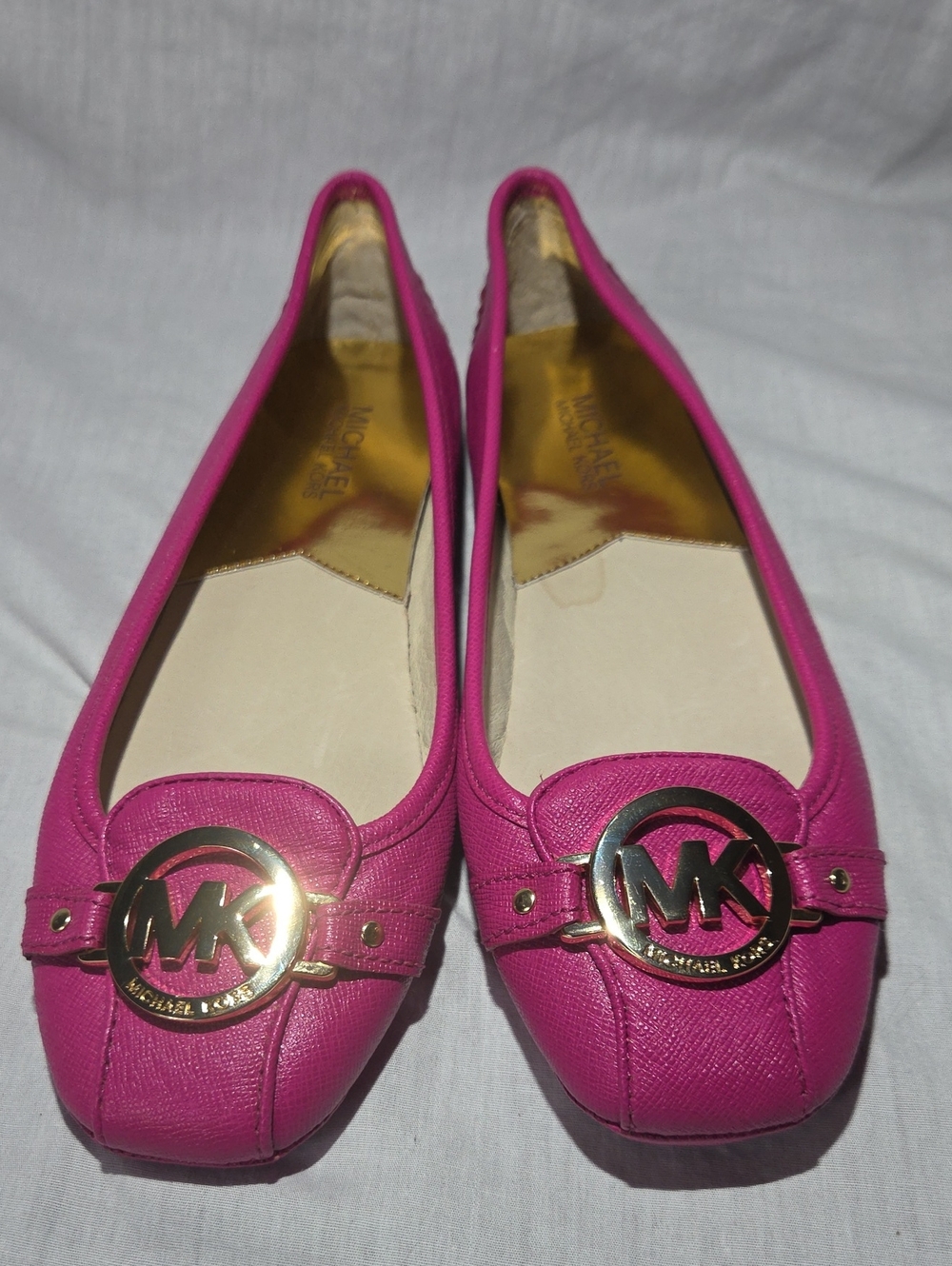 MICHAEL KORS Pink Fuchsia Fulton Ballet Flats 8 1/2 Moccasins Loafers NEW 8.5 - Picture 8 of 8